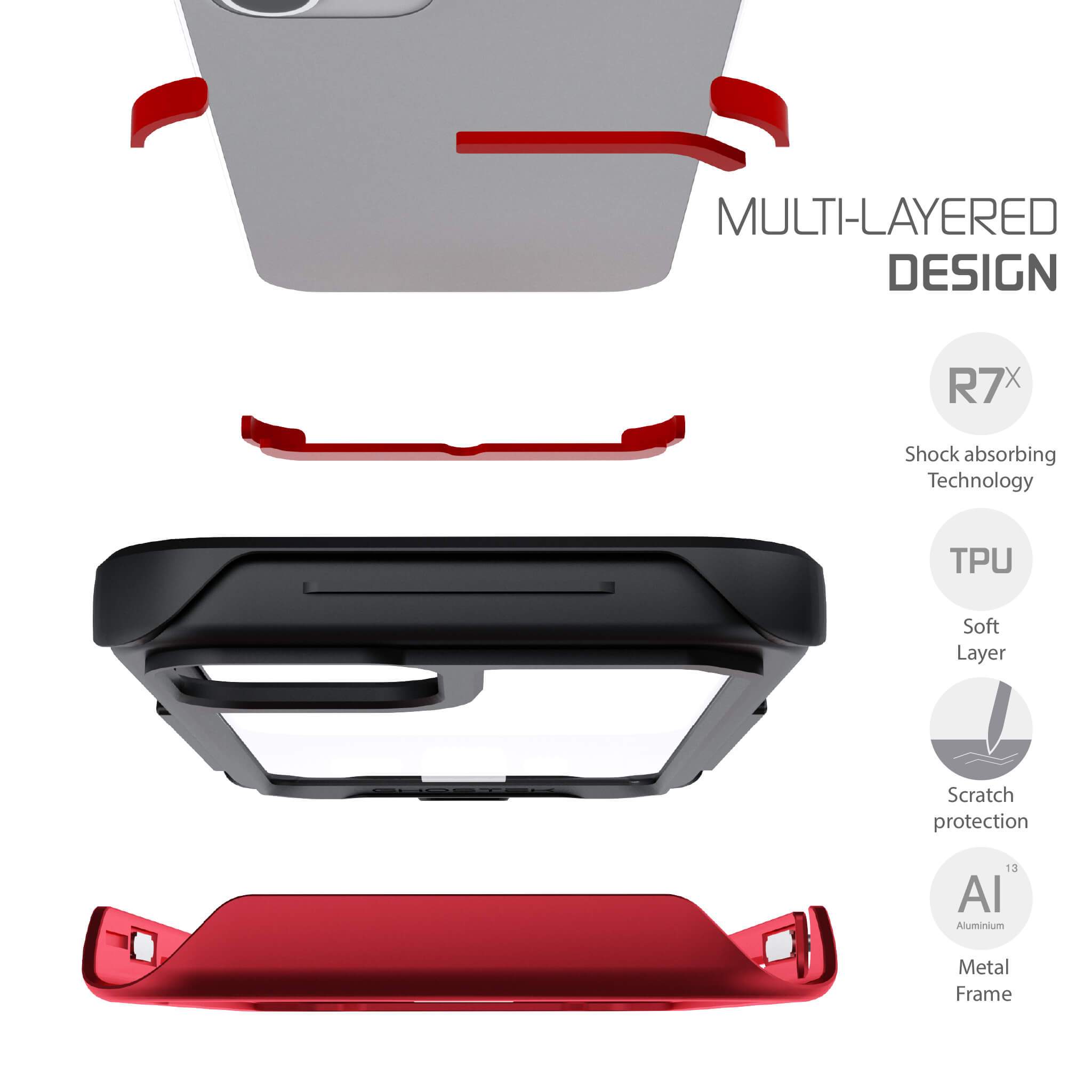 iPhone 12 Pro  - ATOMIC SLIM Case [Red]