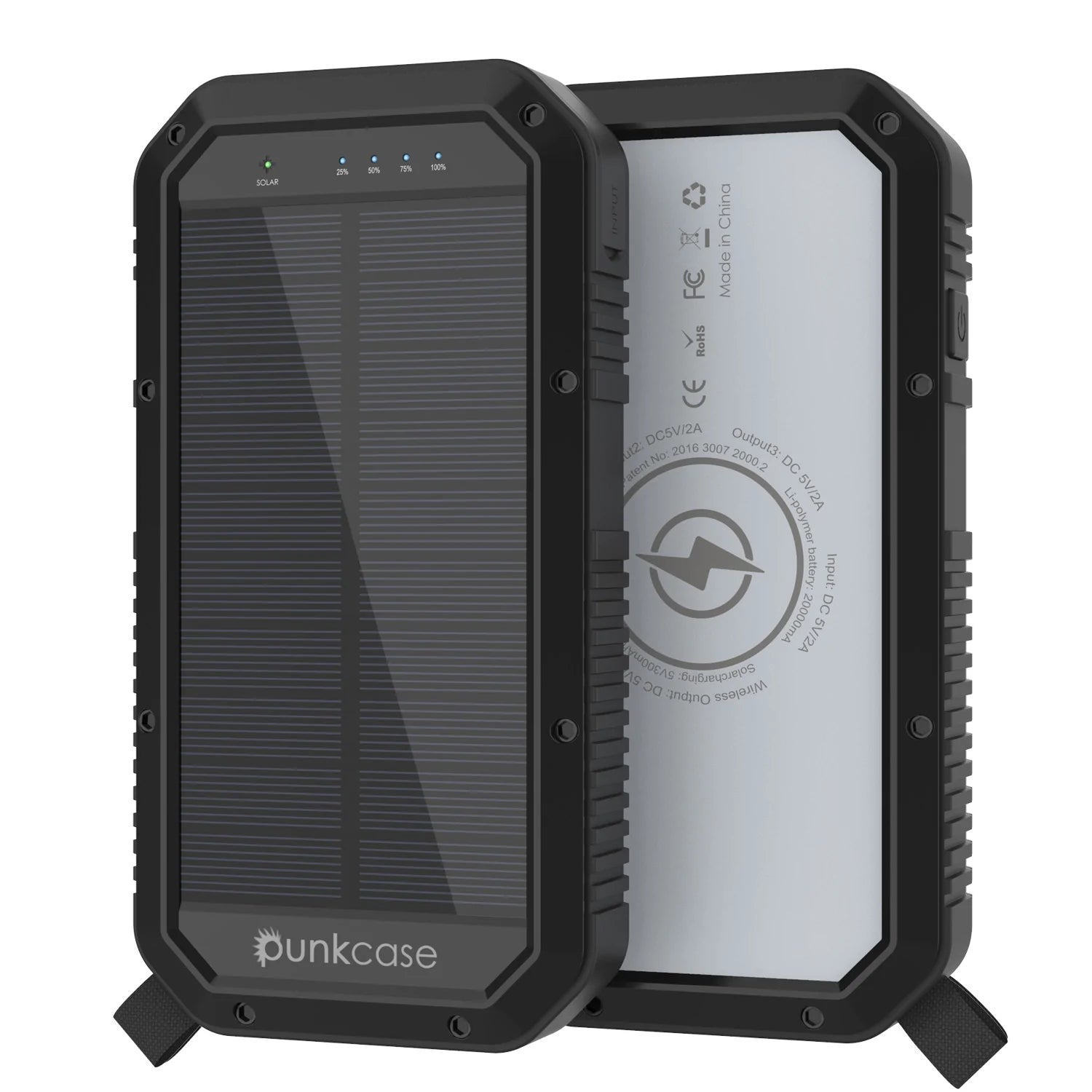 Wireless Solar Powerbank 20000mAh Battery Pack