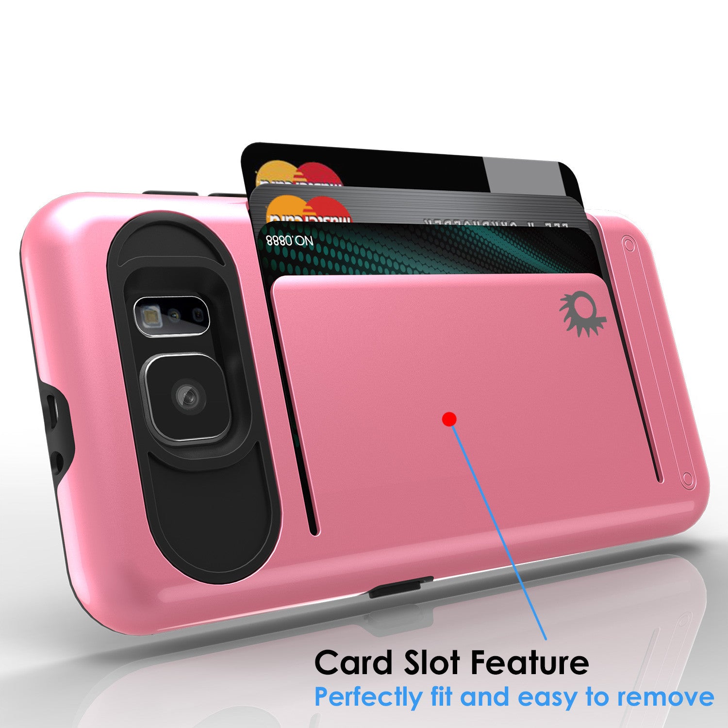 Galaxy S6 EDGE Plus Case PunkCase CLUTCH Pink Series Slim Armor Soft Cover Case w/ Screen Protector