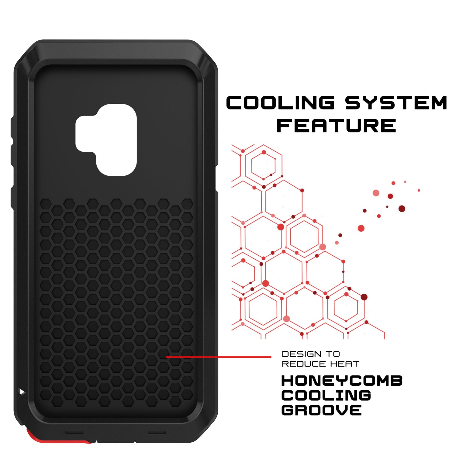 Galaxy S9 Plus Metal Case, Heavy Duty Military Grade Rugged Armor Cover [Black]