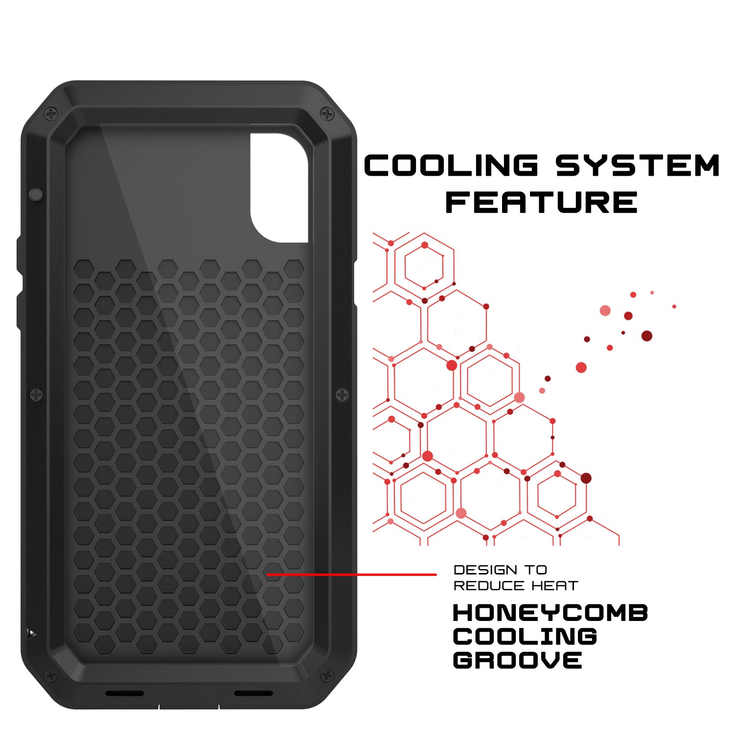 iPhone X Metal Case, Heavy Duty Military Grade Rugged Black Armor Cover [shock proof] Hybrid Full Body Hard Aluminum & TPU Design
