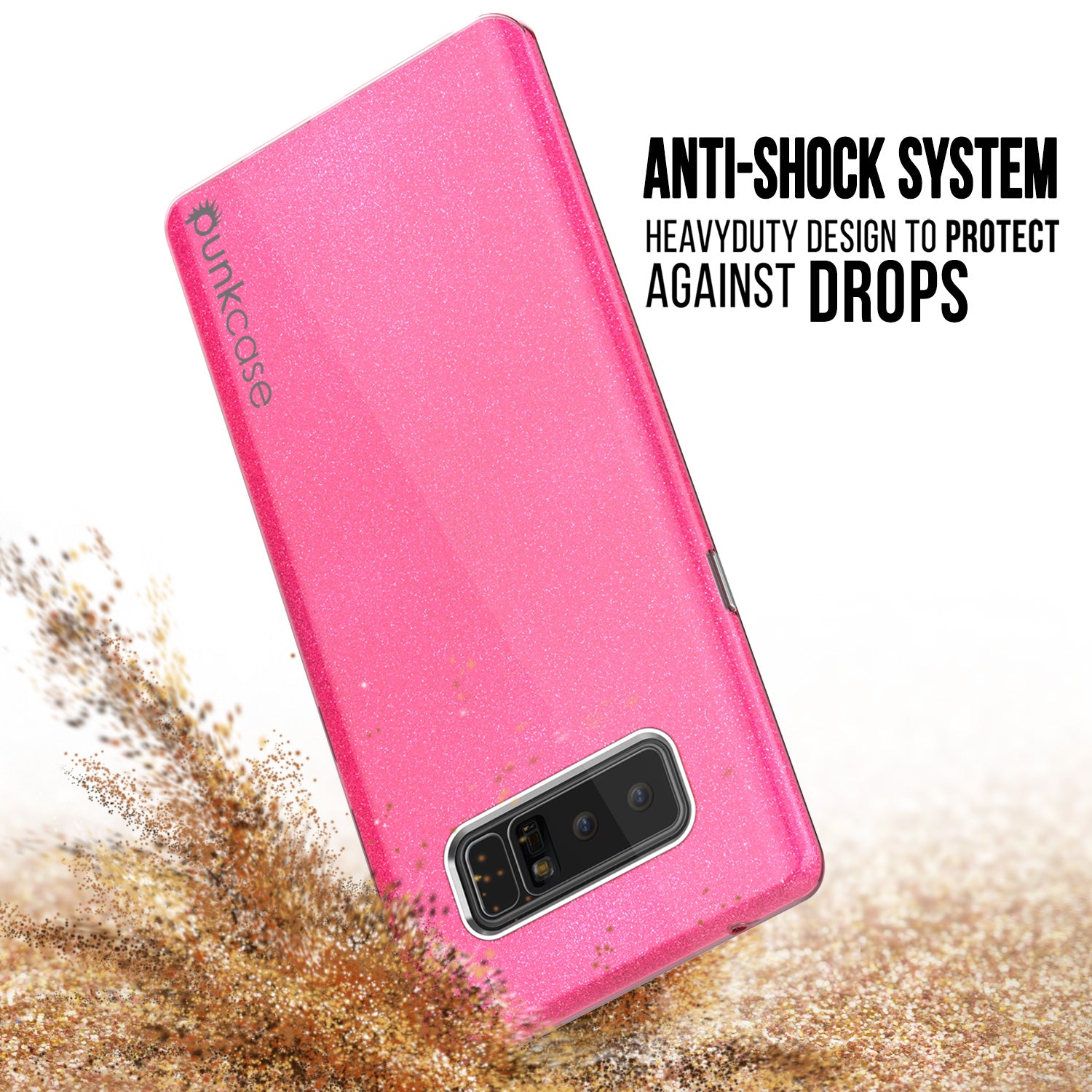 Galaxy Note 8  Punkcase Galactic 2.0 Series Ultra Slim Case [Pink]