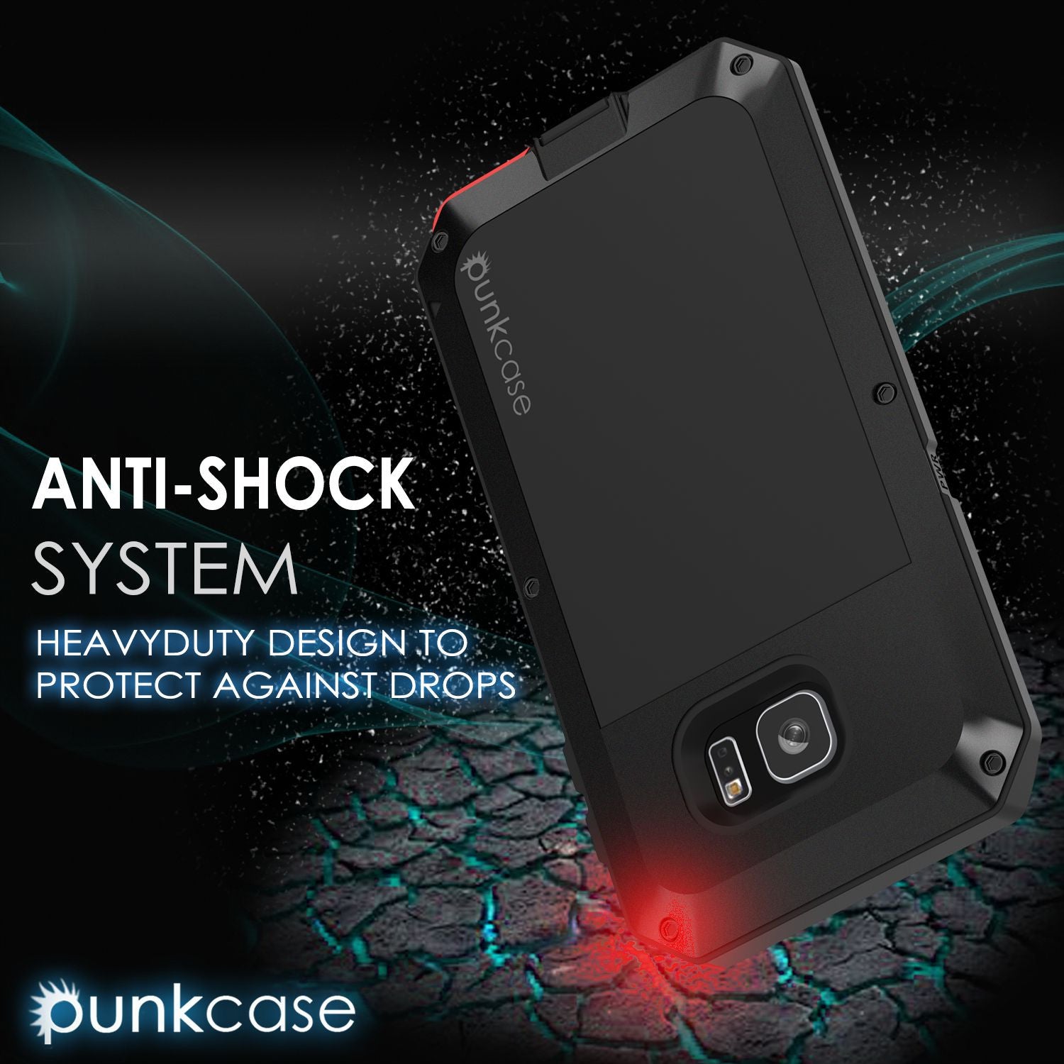 PUNKcase Metallic Black Shockproof Slim Metal – punkcase