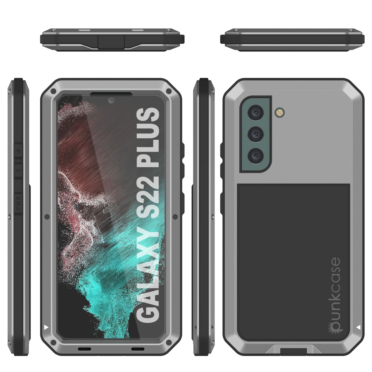 Galaxy S22+ Plus Metal Case, Heavy Duty Military Grade Rugged Armor Co punkcase Galaxy S22+ Plus Metal Case, Heavy Duty Military Grade Rugged Armor Co punkcase