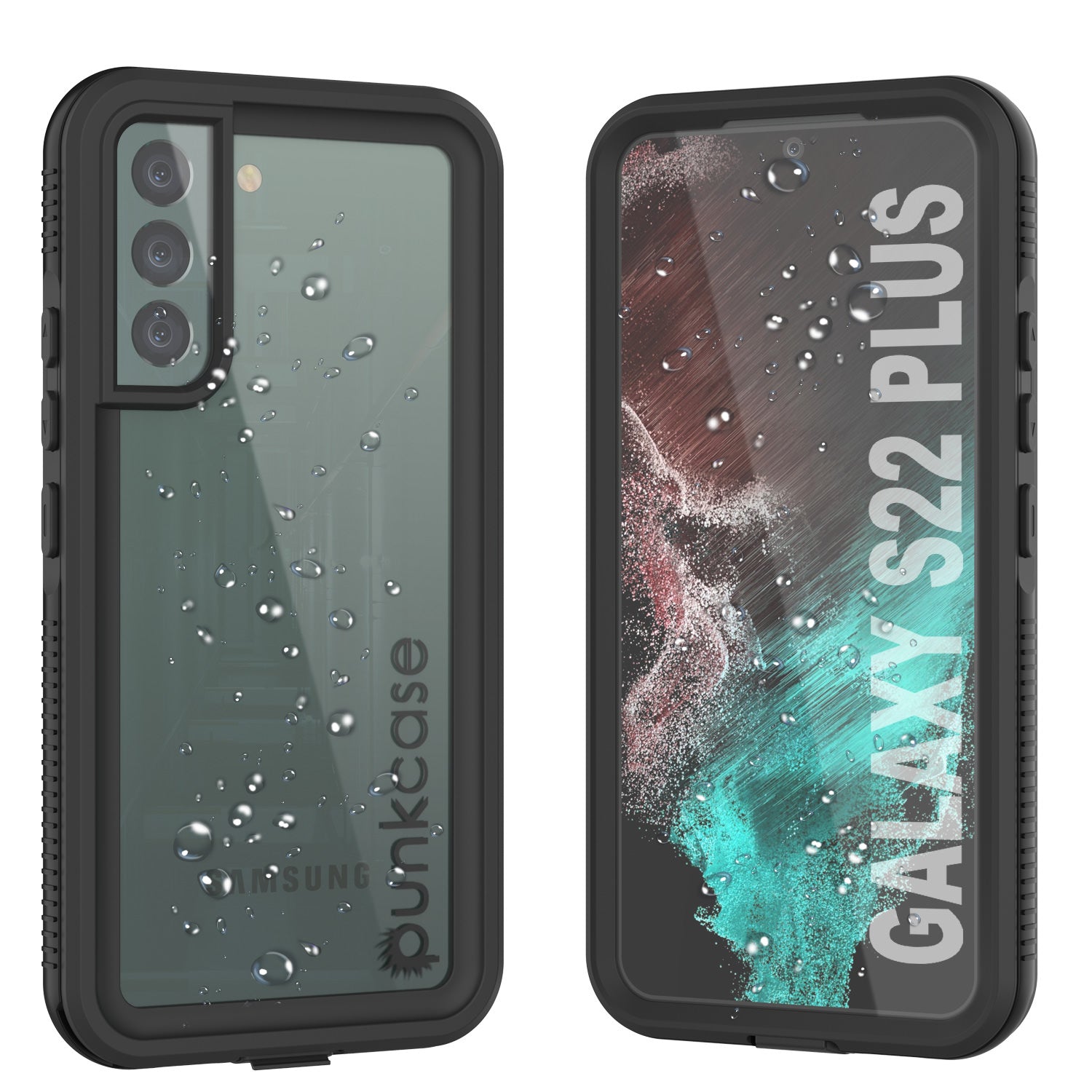 Galaxy S22+ Plus Waterproof Case PunkCase Ultimato Clear Thin 6.6ft Underwater IP68 Shock/Snow Proof [Clear]