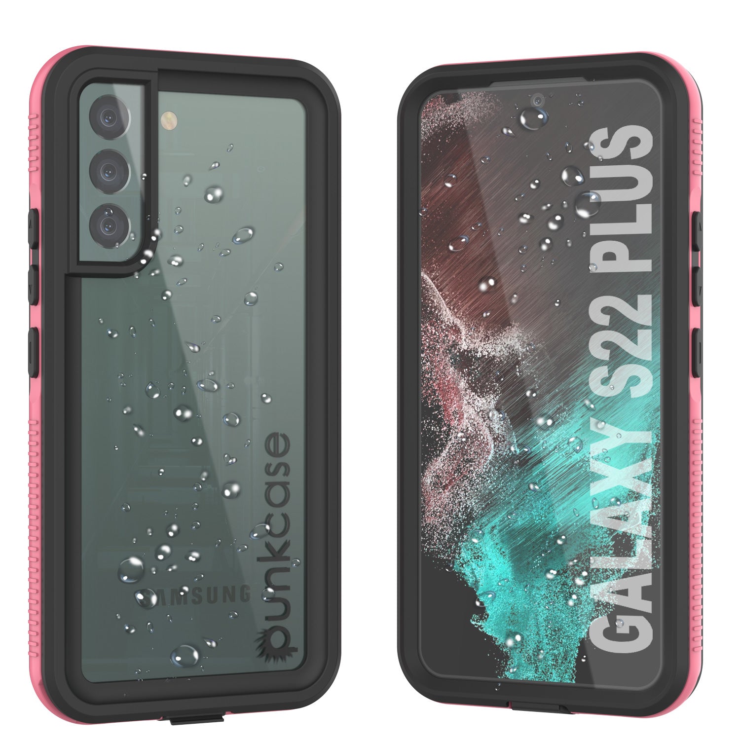 Galaxy S22+ Plus Waterproof Case PunkCase Ultimato Pink Thin 6.6ft 