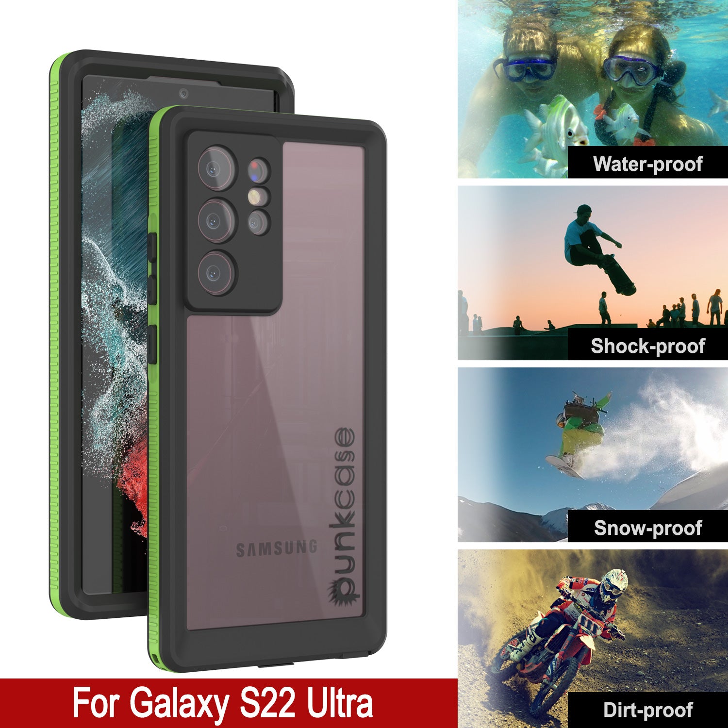  YAGELANG Case for Samsung Galaxy S22 Ultra, Premium PU