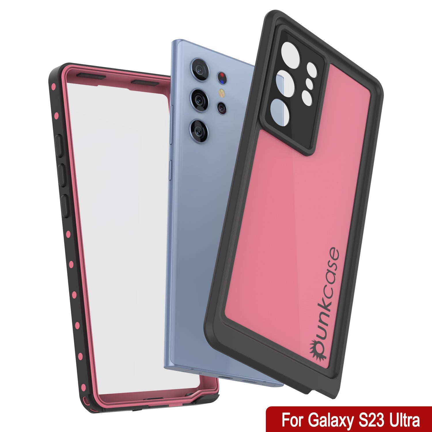 Custodia Impermeabile Punkcase StudStar Per Samsung Galaxy A53 5G, IP68 Antiurto E Antineve - Nero