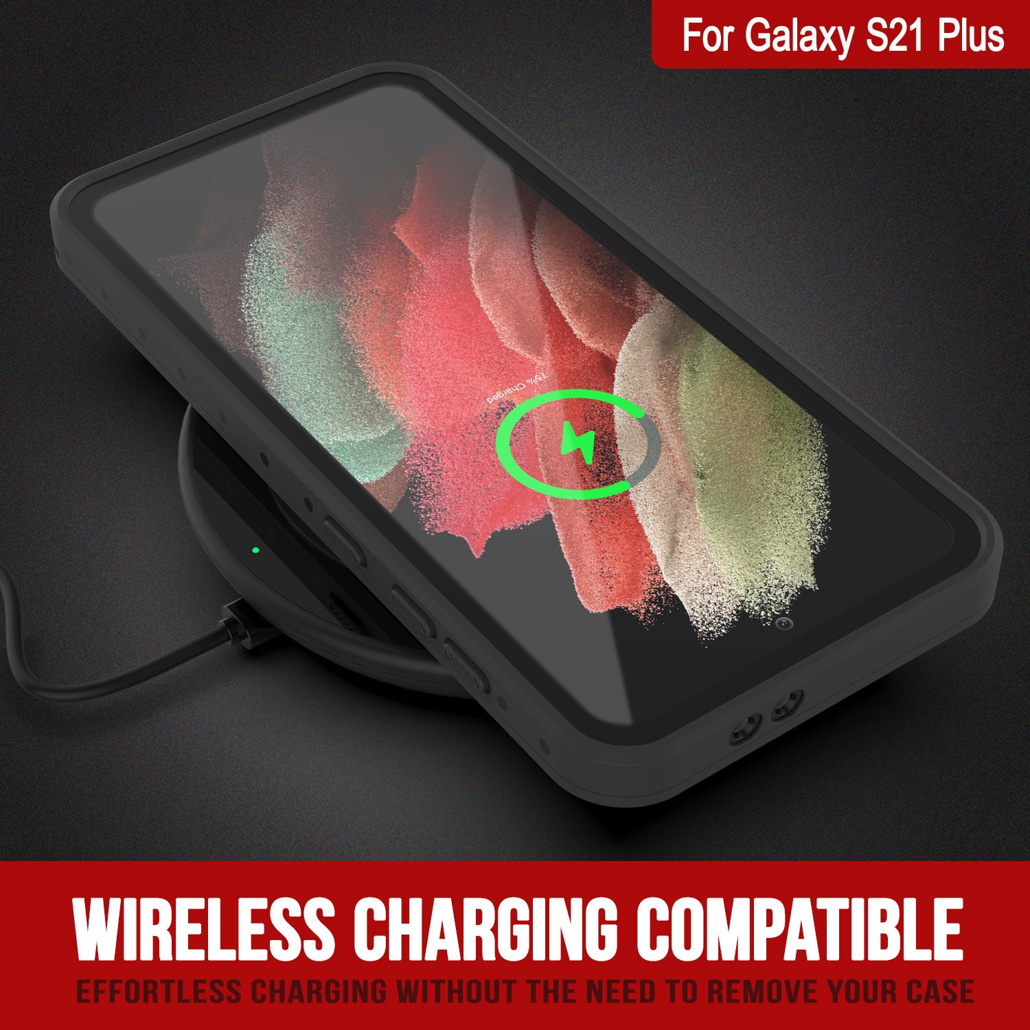 Galaxy S21+ Plus Waterproof Case PunkCase StudStar Clear Thin 6.6ft Underwater IP68 Shock/Snow Proof