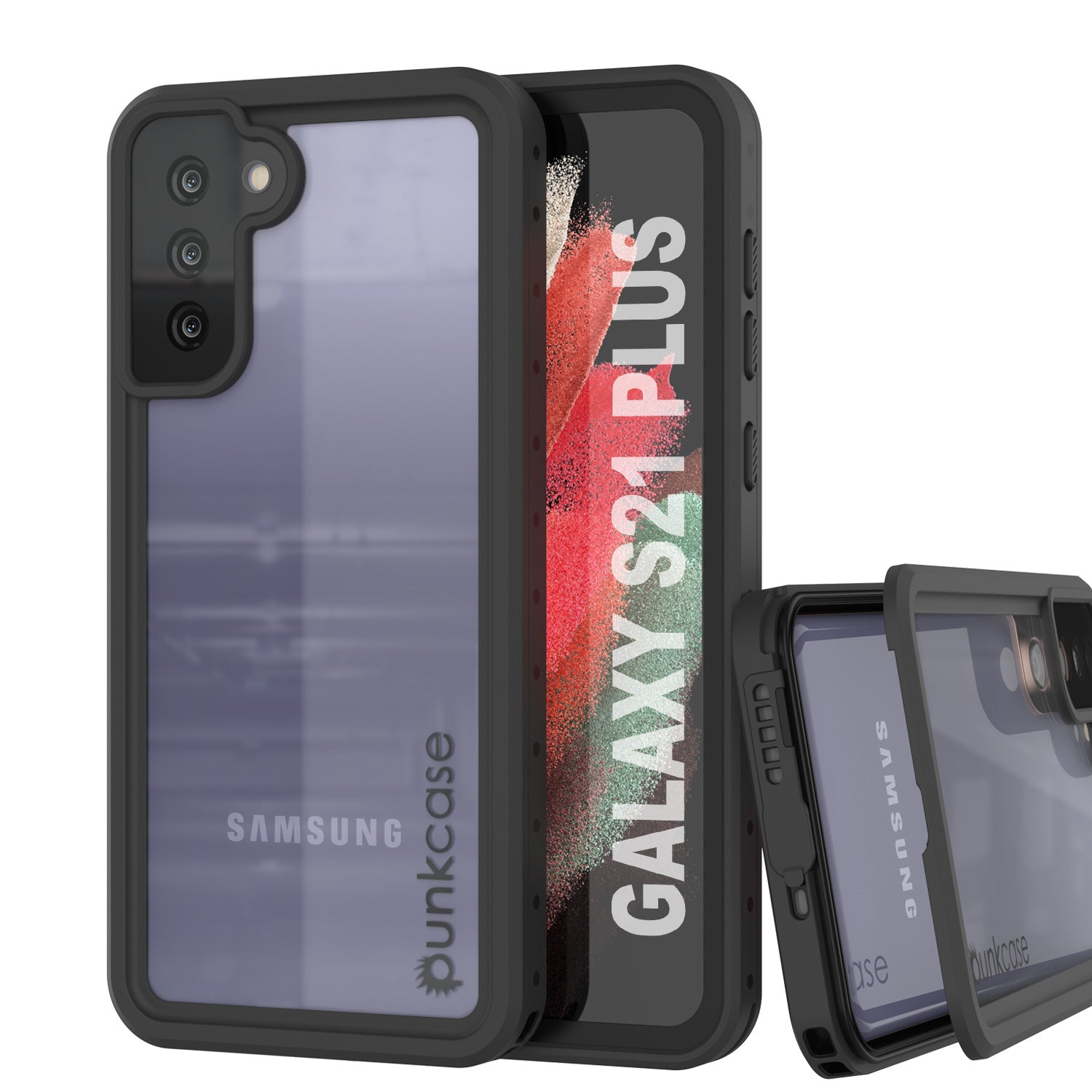 Galaxy S21+ Plus Waterproof Case PunkCase StudStar Clear Thin 6.6ft Underwater IP68 Shock/Snow Proof