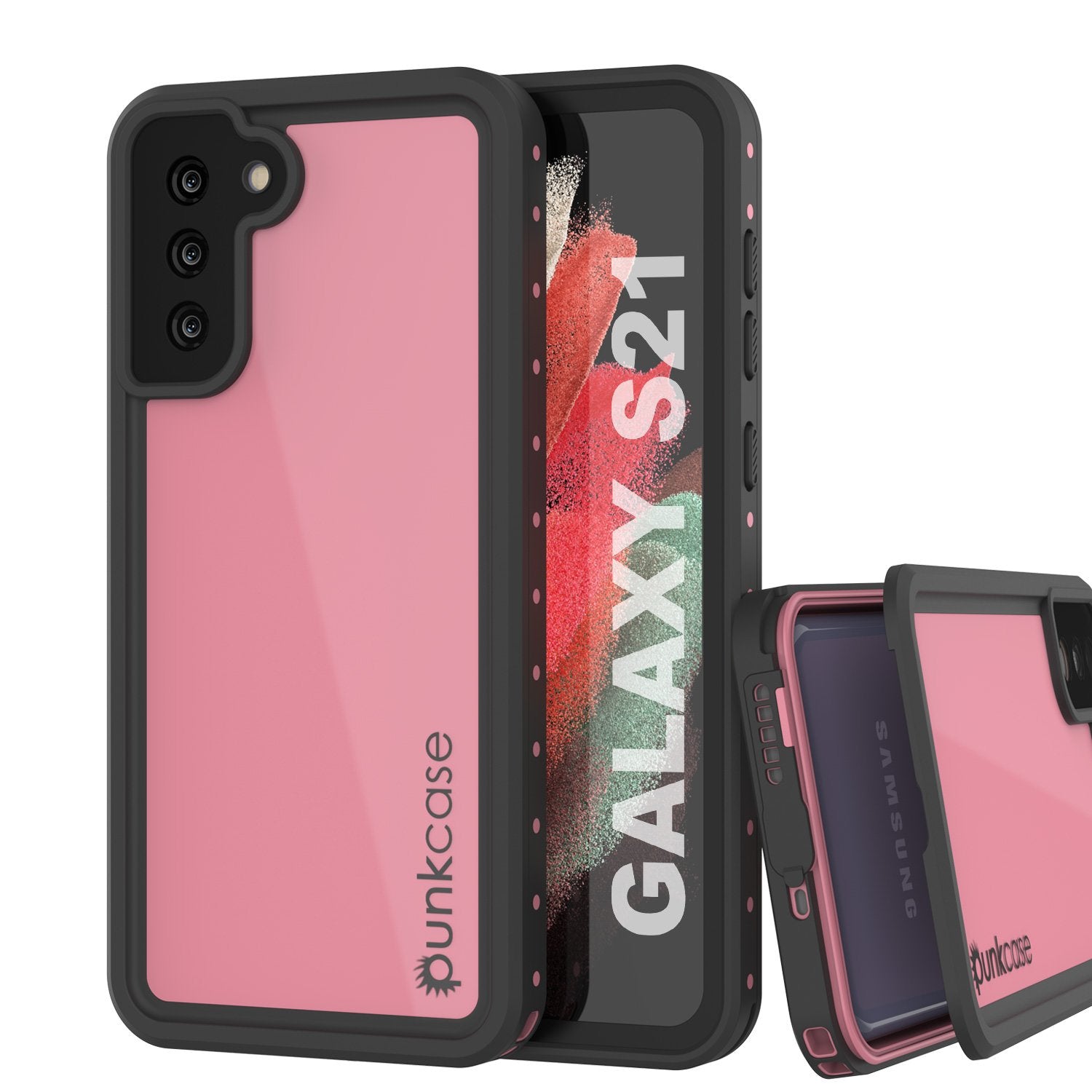 Galaxy A51 Waterproof Case PunkCase StudStar Pink Thin 6.6ft Underwater IP68 Shock/Snow Proof