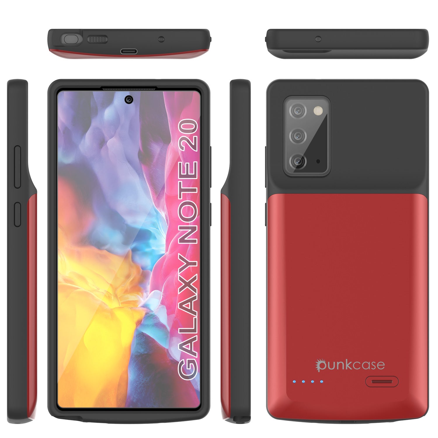 Galaxy Note 20 6000mAH Battery Charger Slim Case [Red]