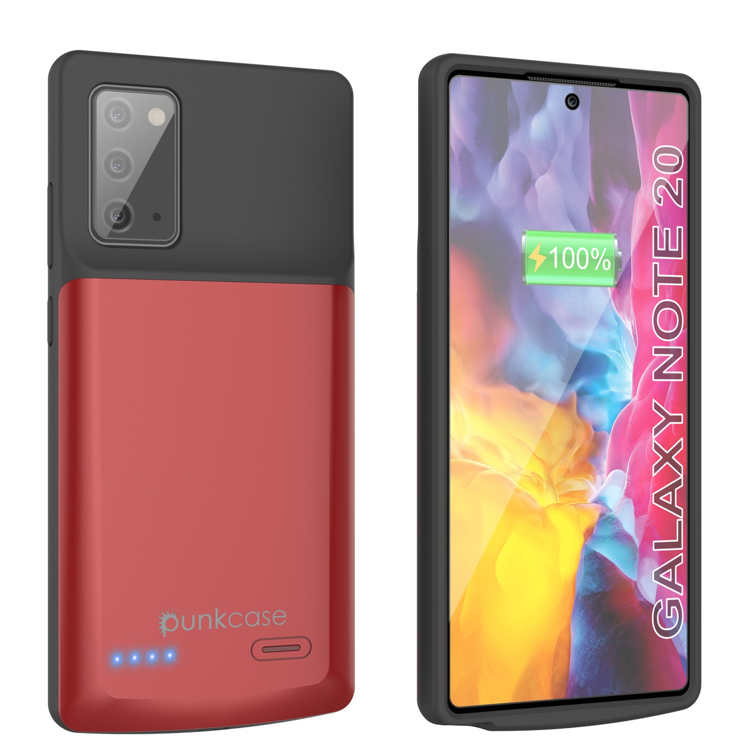 Galaxy Note 20 6000mAH Battery Charger Slim Case [Red]