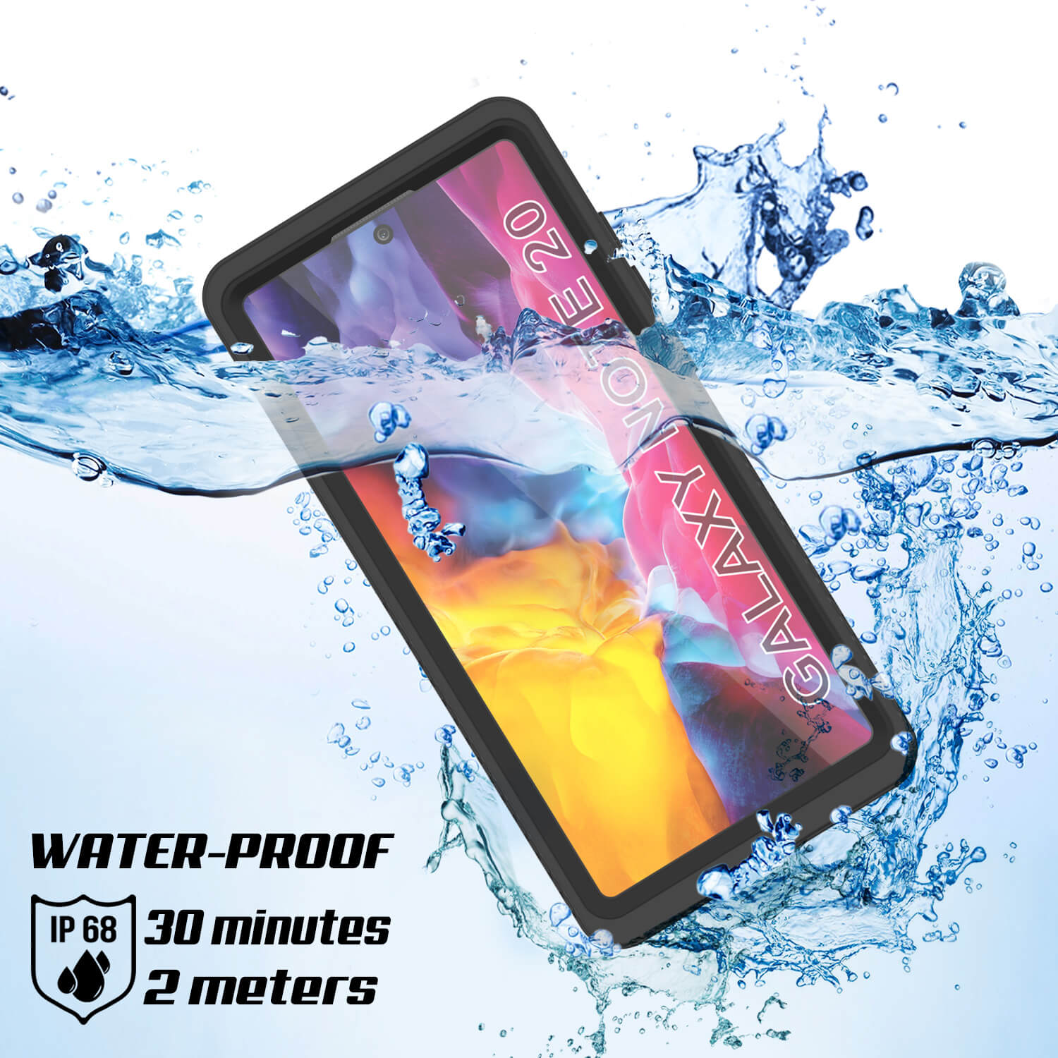 Galaxy Note 20 Case, Punkcase [Extreme Series] Armor Cover W/ Built In Screen Protector [Clear]