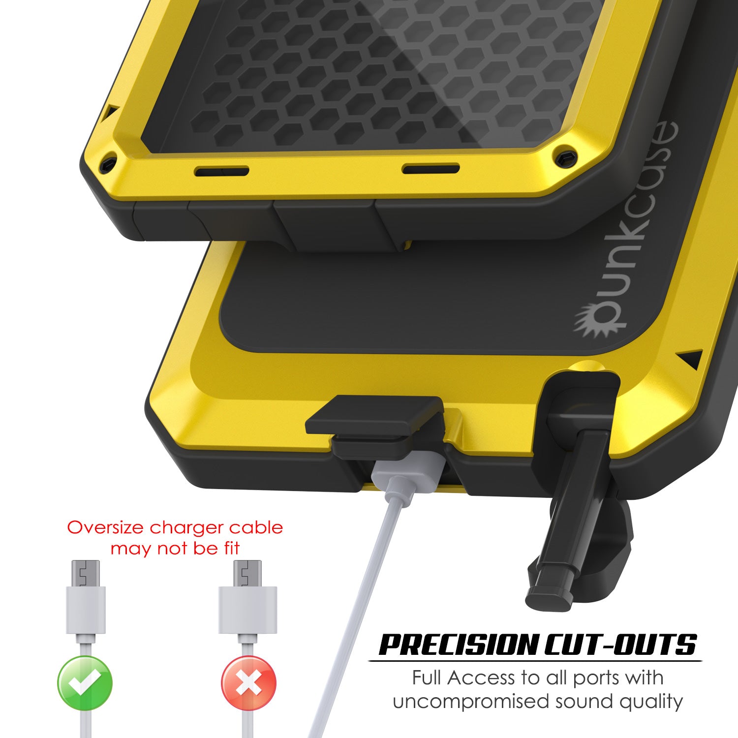 Galaxy Note 20  Case, PUNKcase Metallic Neon Shockproof  Slim Metal Armor Case [Neon]