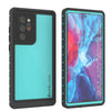 Galaxy Note 20 Ultra Waterproof Case, Punkcase Studstar Series Teal Thin Armor Cover