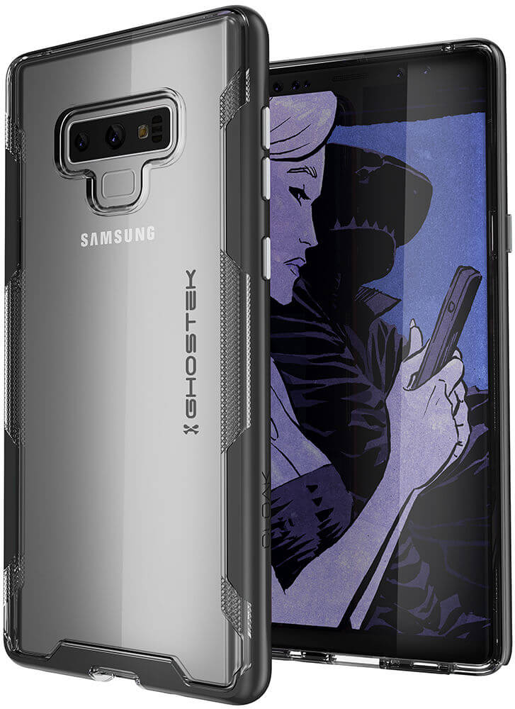 Galaxy Note 9 Case, Ghostek Cloak 3 Full Body TPU [Shockproof] | BLACK