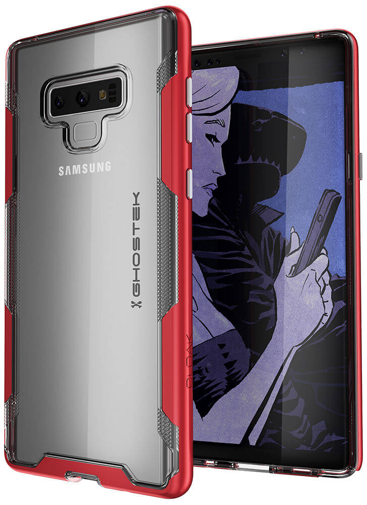 Galaxy Note 9 Case, Ghostek Cloak 3 Full Body TPU [Shockproof] | RED