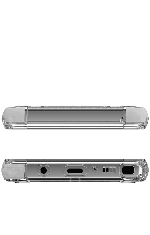 Galaxy Note 9 Case,Ghostek Covert 2 TPU Bumper Frame [Shockproof] | White