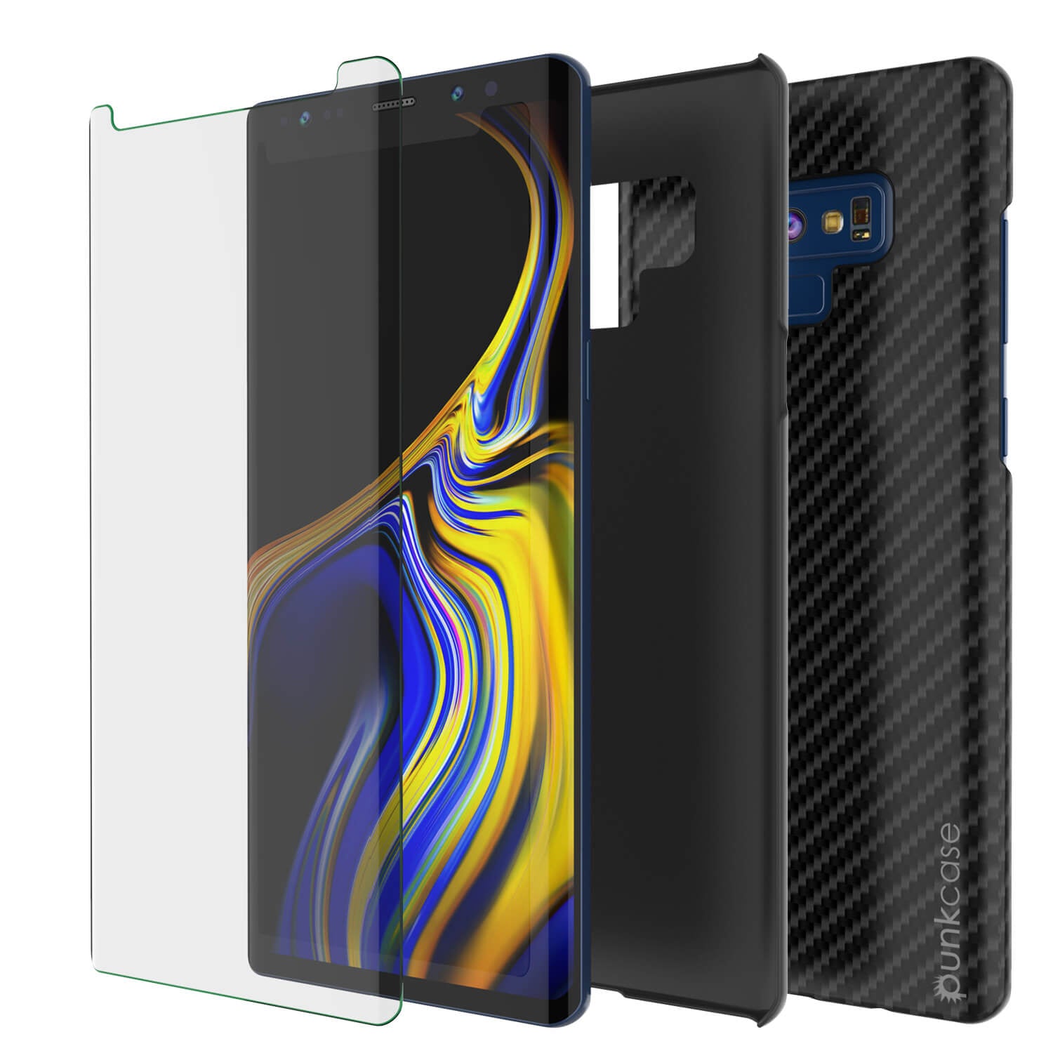 Galaxy Note 9 Case, Punkcase CarbonShield, Heavy Duty & Ultra Thin Cover