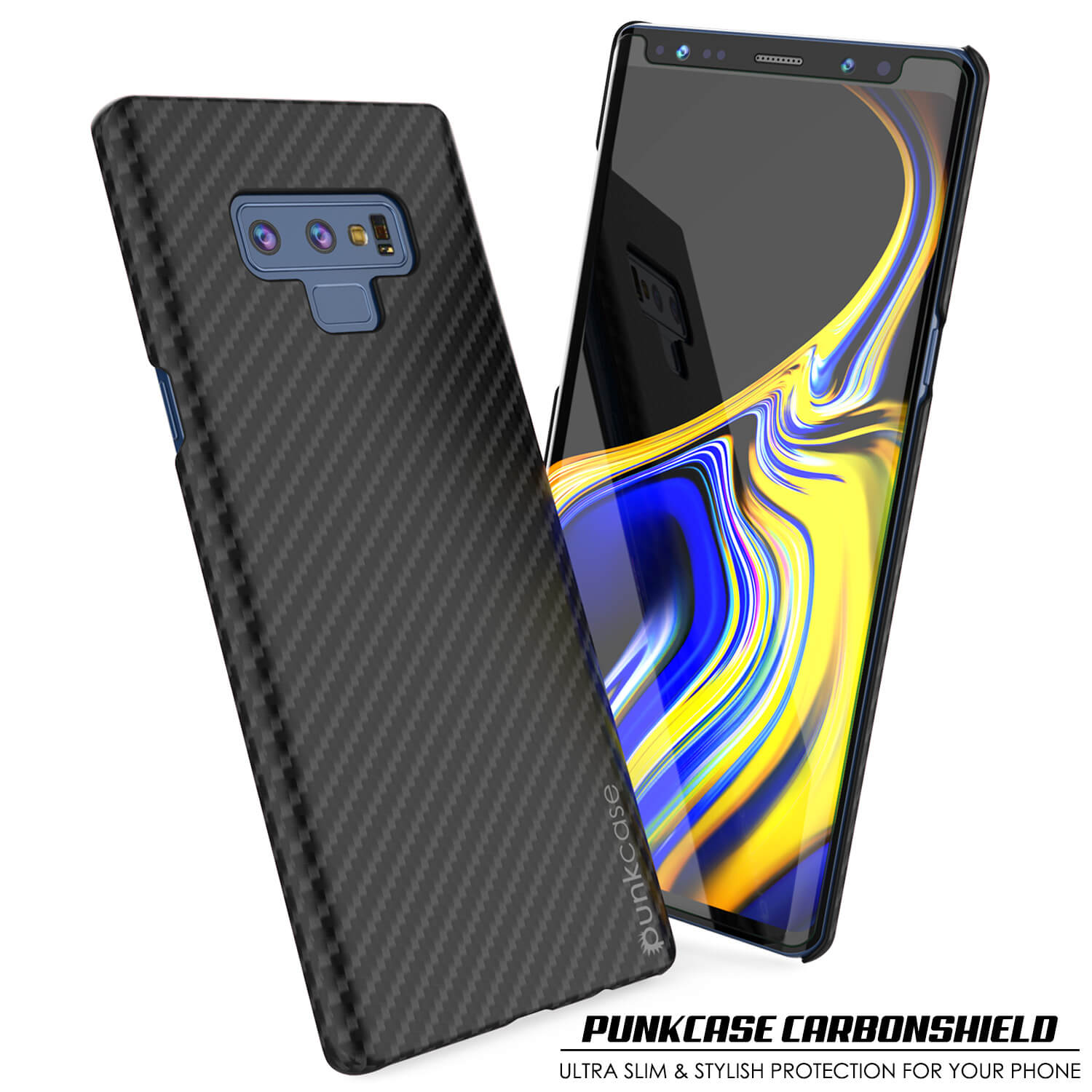 Galaxy Note 9 Case, Punkcase CarbonShield, Heavy Duty & Ultra Thin Cover
