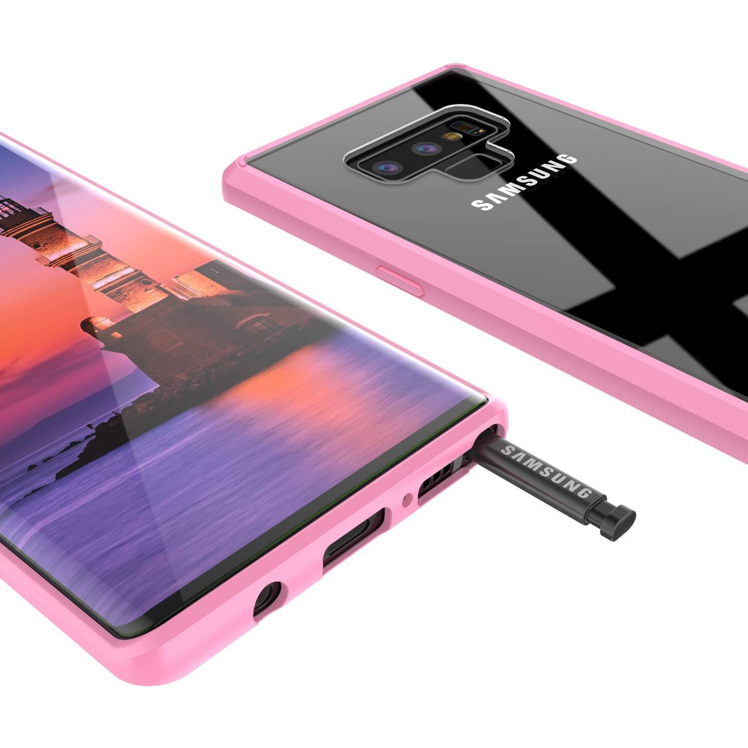 Galaxy Note 9 Punkcase Lucid-2.0 Series Slim Fit Armor Pink Case Cover