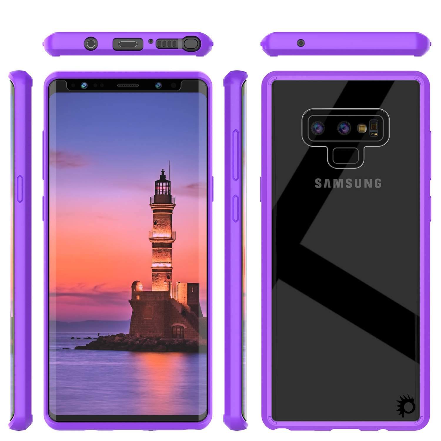 Galaxy Note 9 Punkcase Lucid-2.0 Series Slim Fit Armor Purple Case Cover