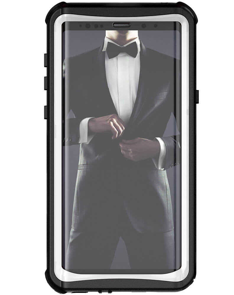 Galaxy Note 9, Ghostek Nautical Waterproof Case Full Body TPU Cover [Shockproof] | White