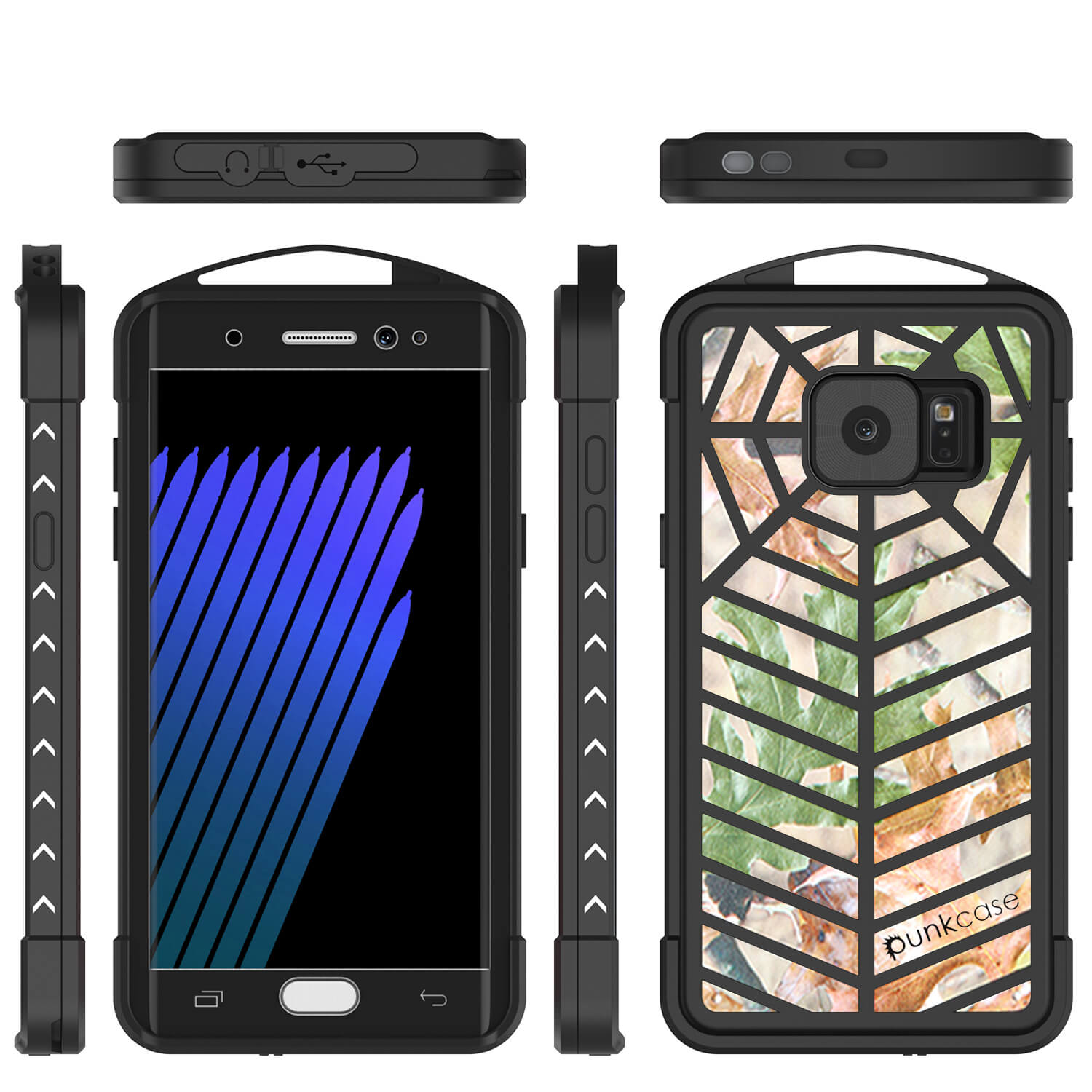 Galaxy Note FE Waterproof Case, Punkcase WEBSTER Series, Camouflage | Heavy Duty Armor Cover