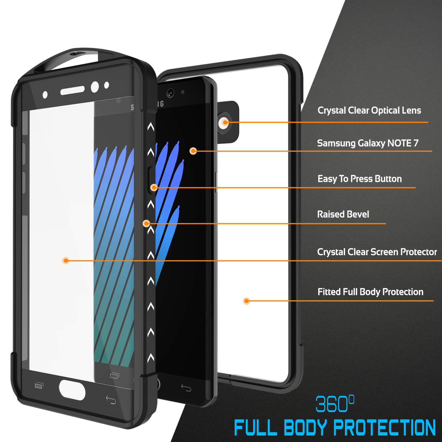 Galaxy Note FE Waterproof Case, Punkcase WEBSTER Series, Camouflage | Heavy Duty Armor Cover