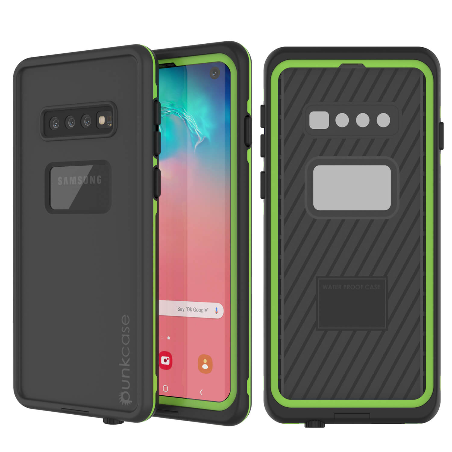 Punkcase S10 Waterproof Case [Aqua Series] Armor Cover [Black]