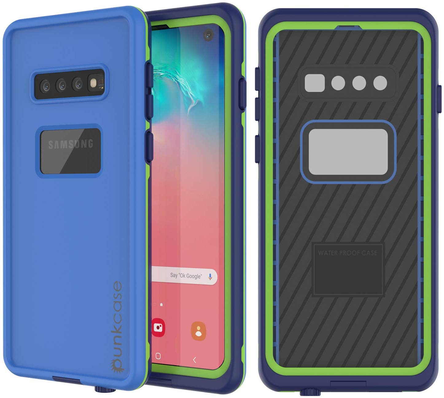Punkcase S10 Waterproof Case [Aqua Series] Armor Cover [Blue]
