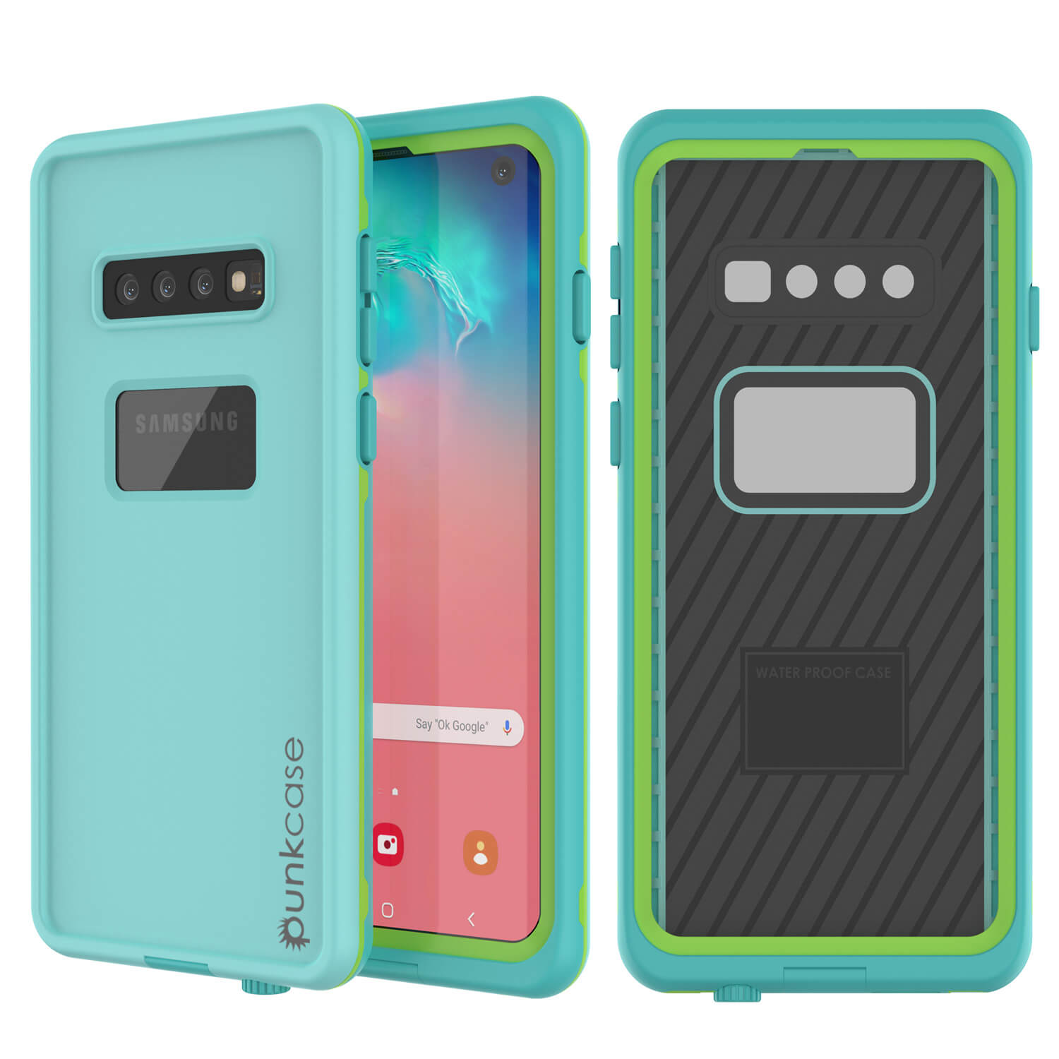 Punkcase S10 Waterproof Case [Aqua Series] Armor Cover [Teal]