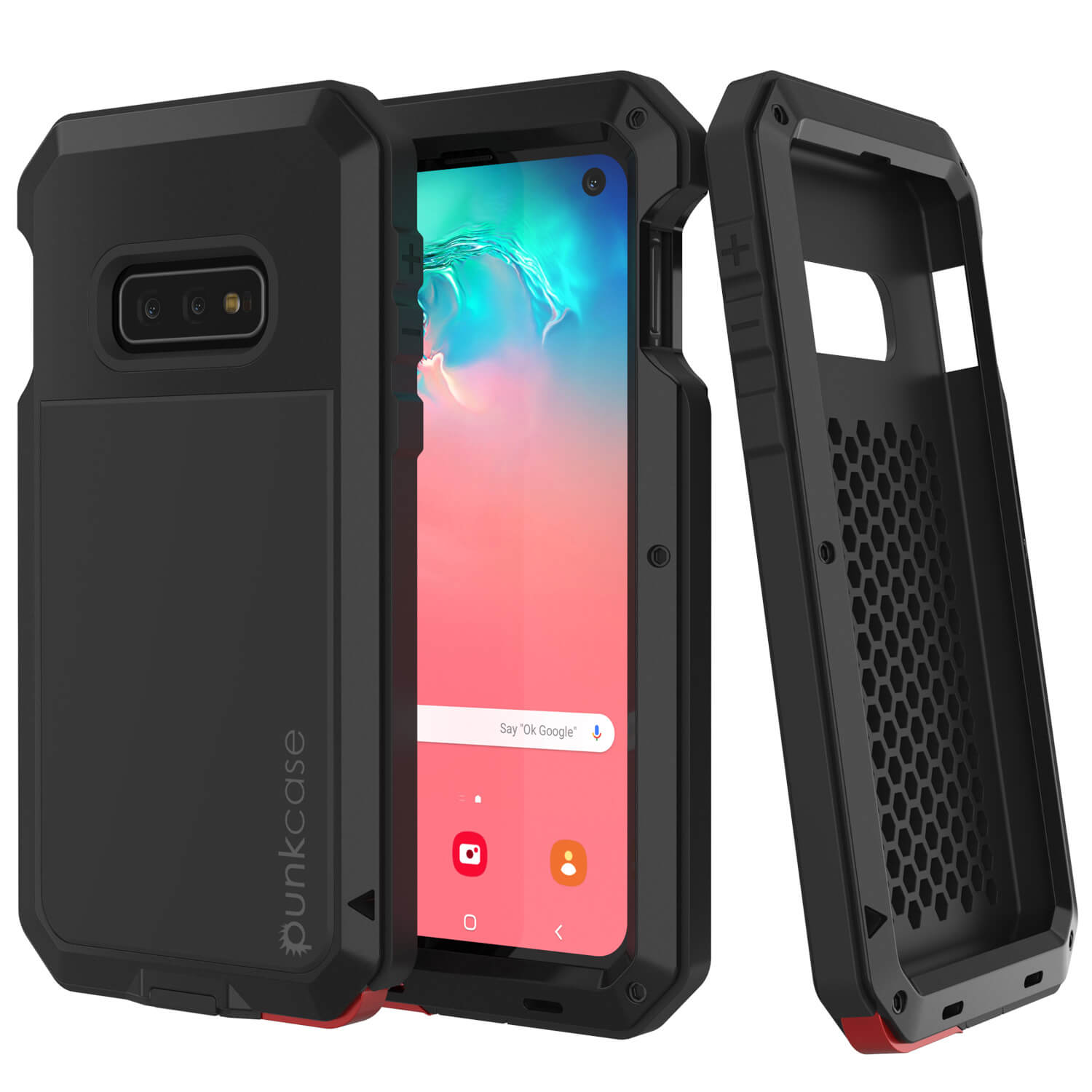 Galaxy S10e Metal Case, Heavy Duty Military Grade Rugged Armor