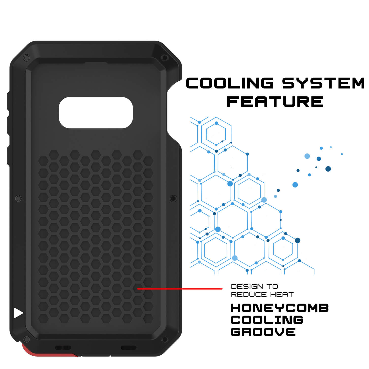 Galaxy S10e Metal Case, Heavy Duty Military Grade Rugged Armor Cover [Black]