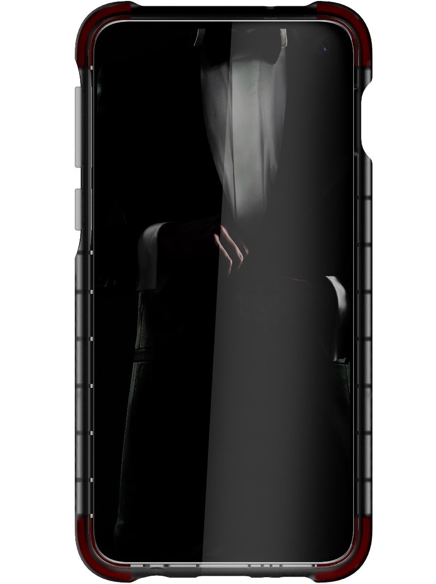 Galaxy S10e Clear-Back Protective Case | Covert 3 Series [Black]