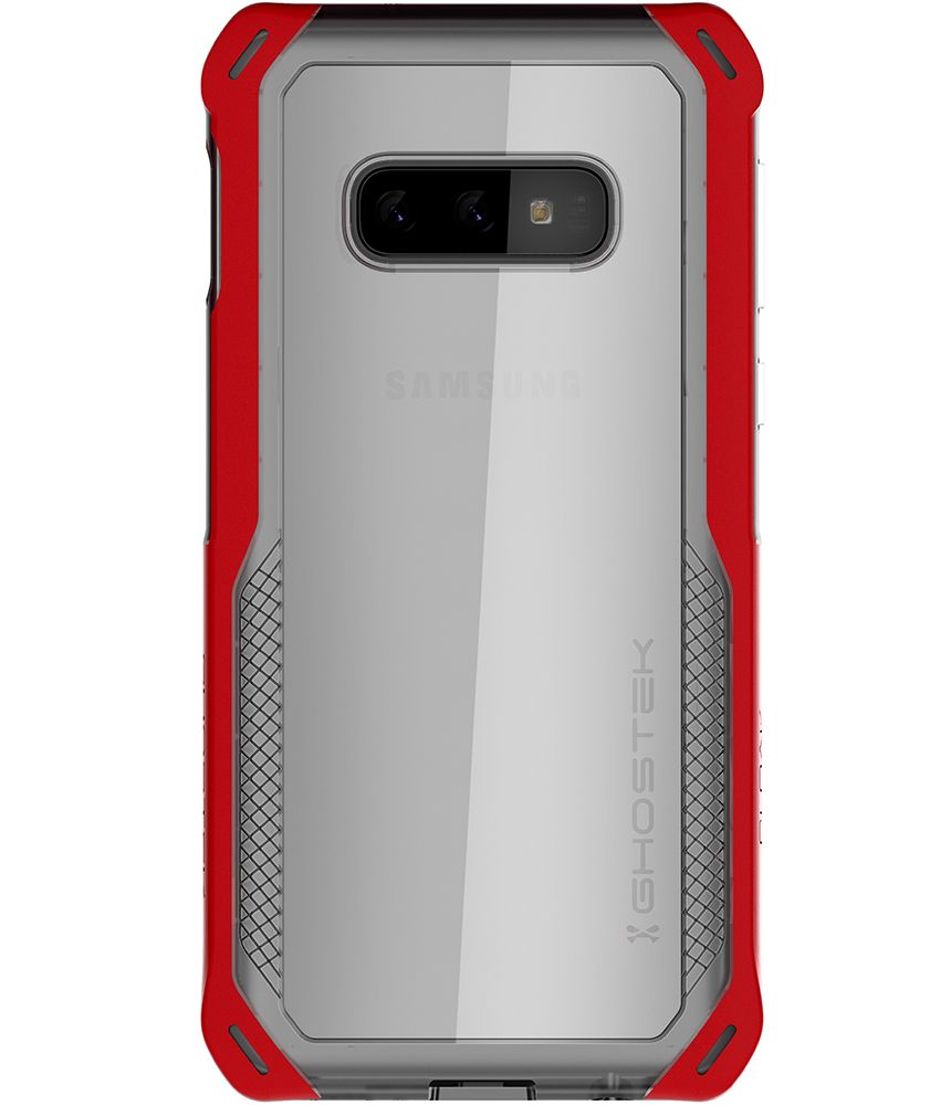 Galaxy S10 Lite Clear Protective Case | Cloak 4 Series [Red]
