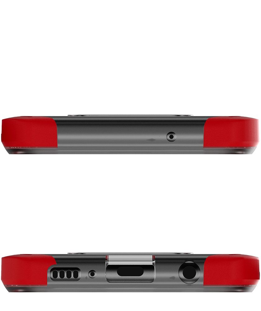 Galaxy S10 Lite Clear Protective Case | Cloak 4 Series [Red]