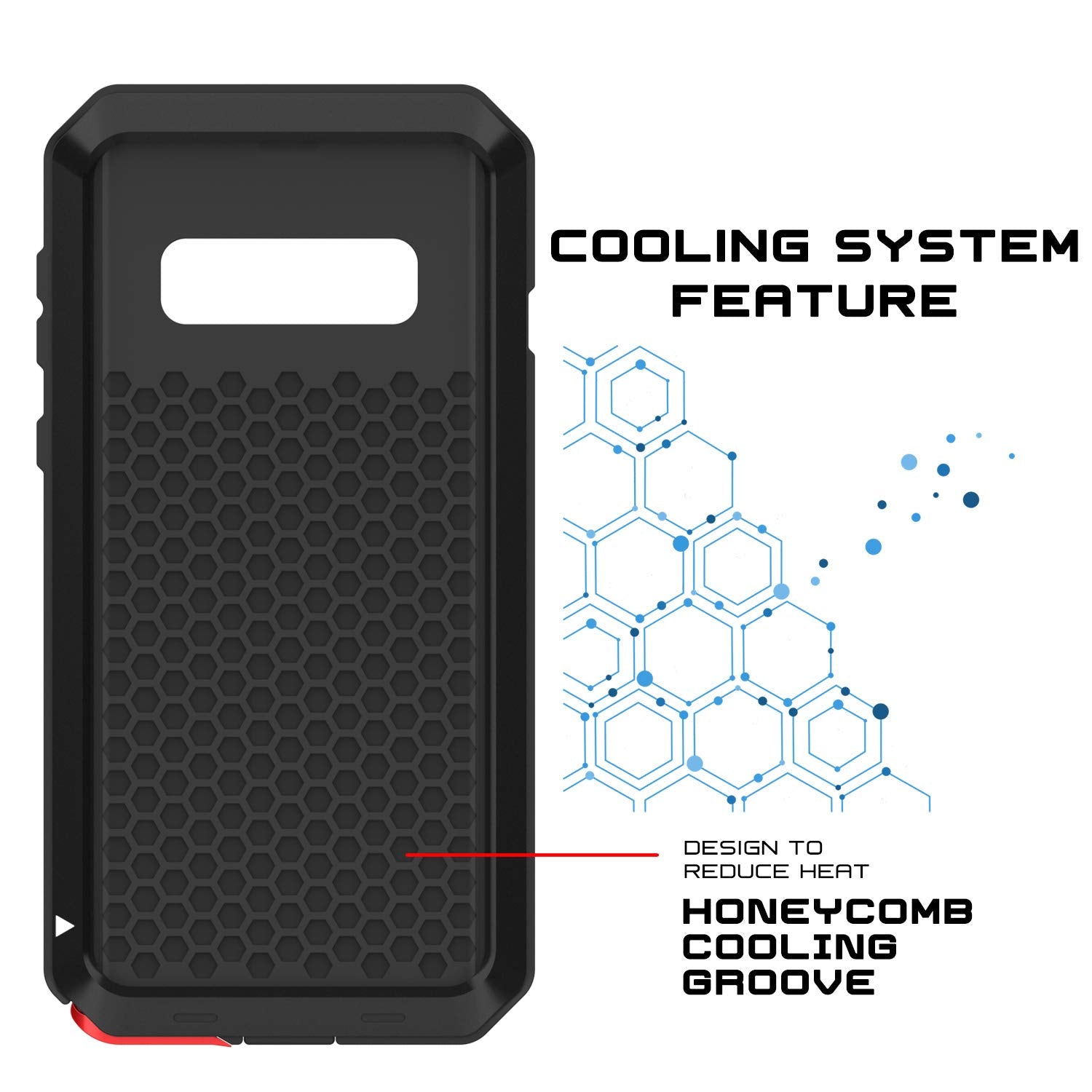 Galaxy S10 Metal Case, Heavy Duty Military Grade Rugged Armor Cover [Black]