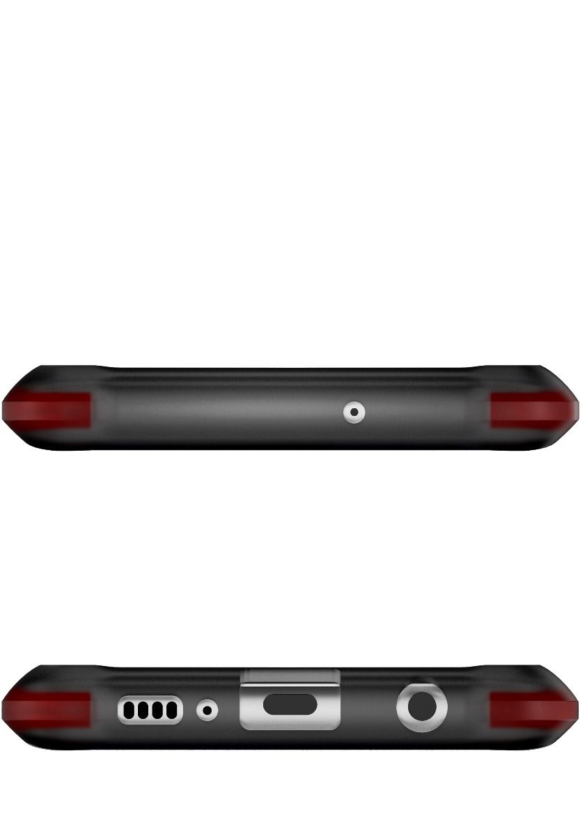 Galaxy S10+ Plus Clear-Back Protective Case | Covert 3 Series [Black]