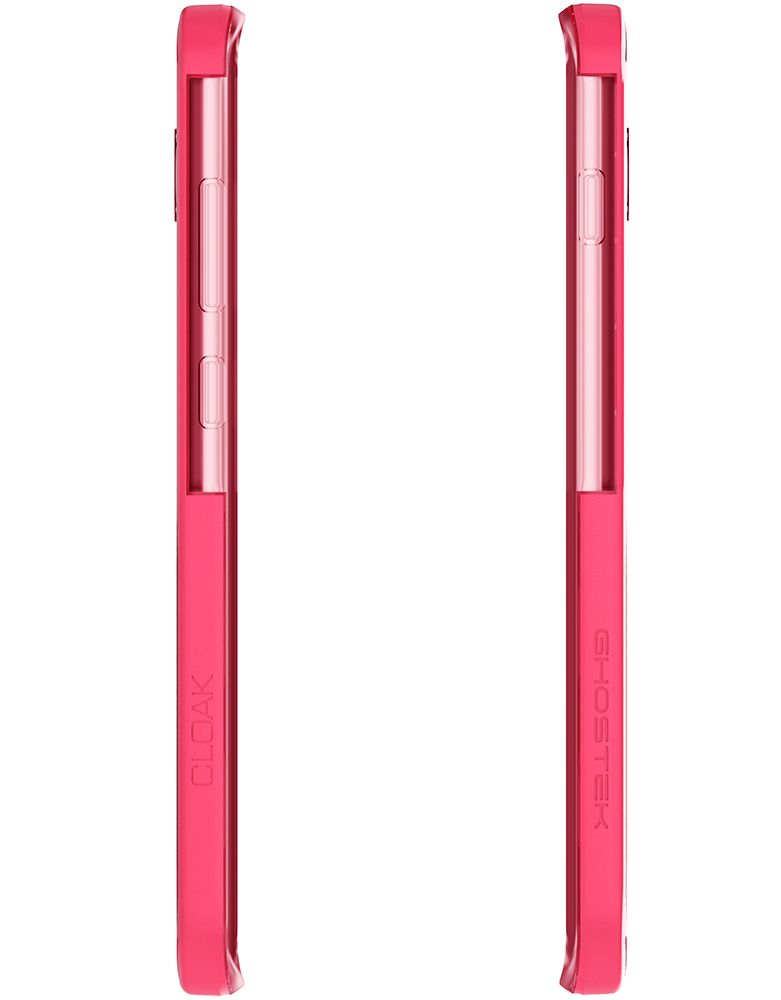 Galaxy S10+ Plus Clear Protective Case | Cloak 4 Series [Pink]