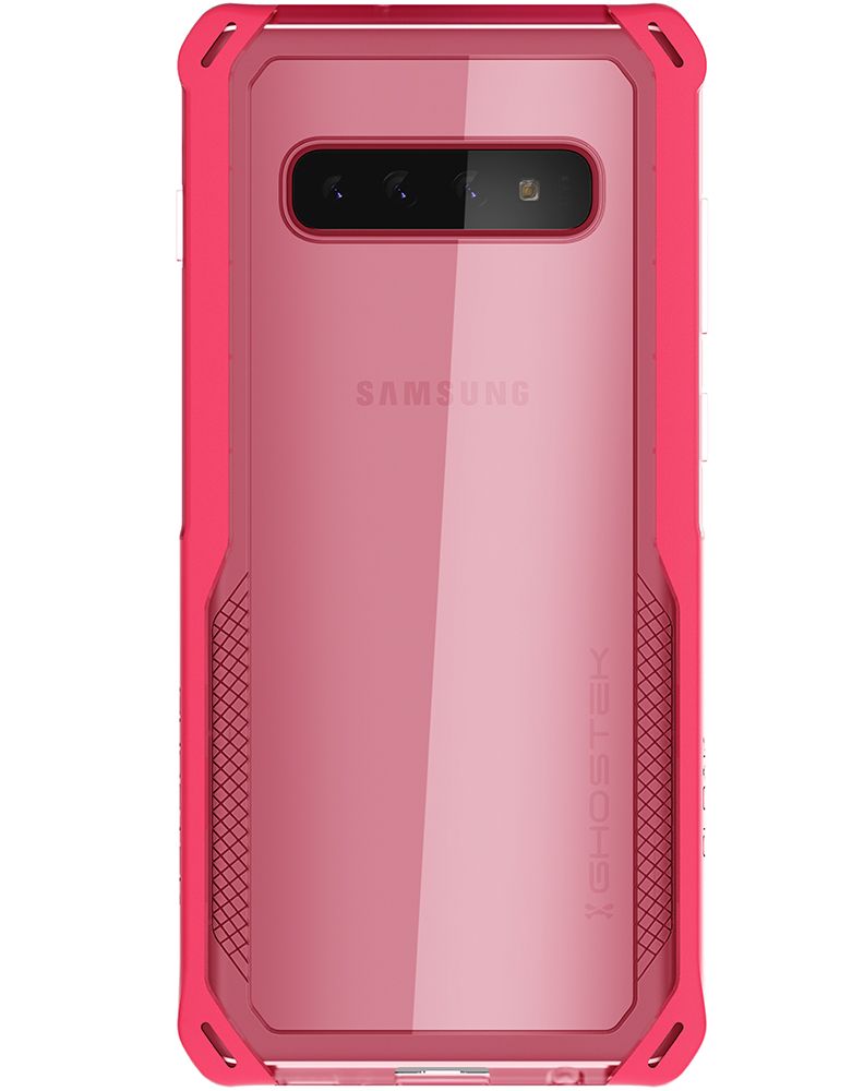 Galaxy S10+ Plus Clear Protective Case | Cloak 4 Series [Pink]