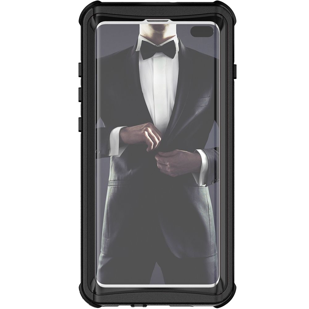 Galaxy S10+ Plus Rugged Waterproof Case | Nautical 2 Series [Black]