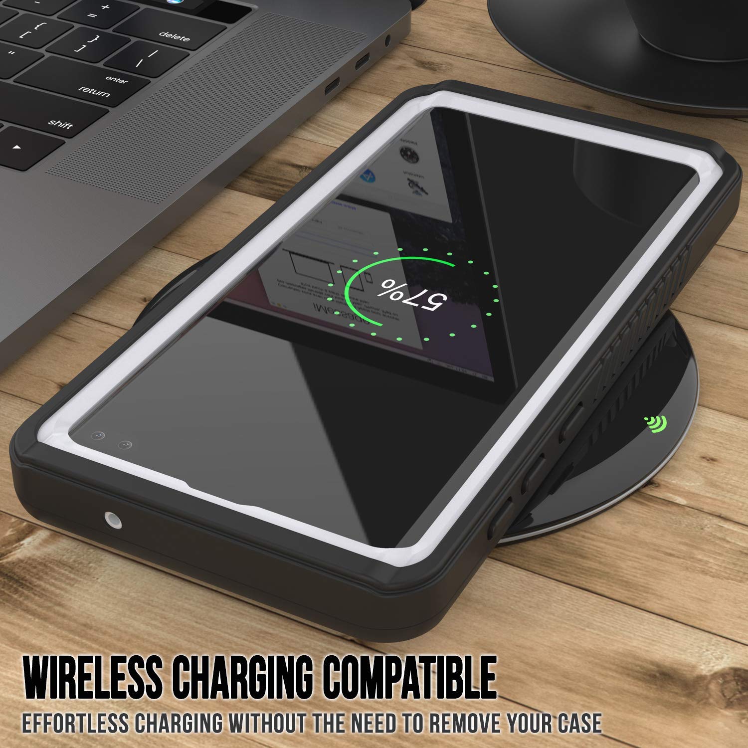 Galaxy S10+ Plus Water/Shock/Snow/dirt proof Punkcase Slim Case [White]