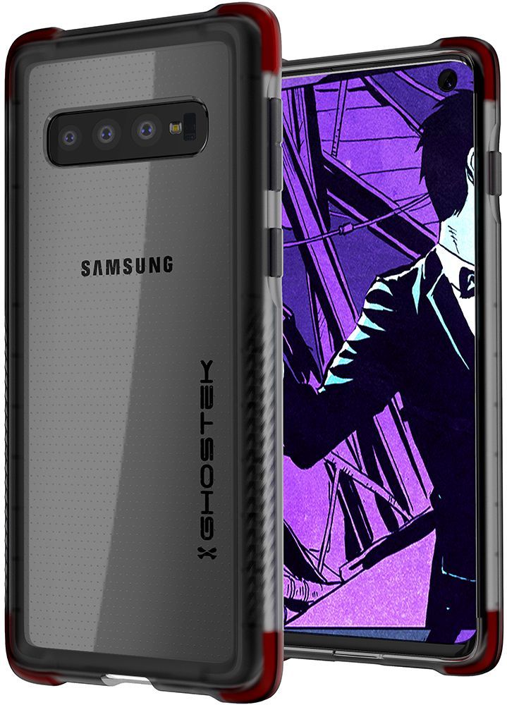 Galaxy S10 Clear-Back Protective Case | Covert 3 Series [Black]