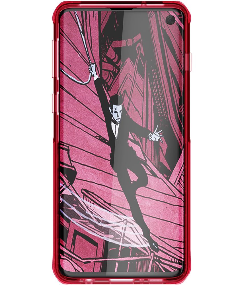 Galaxy S10 Clear Protective Case | Cloak 4 Series [Pink]