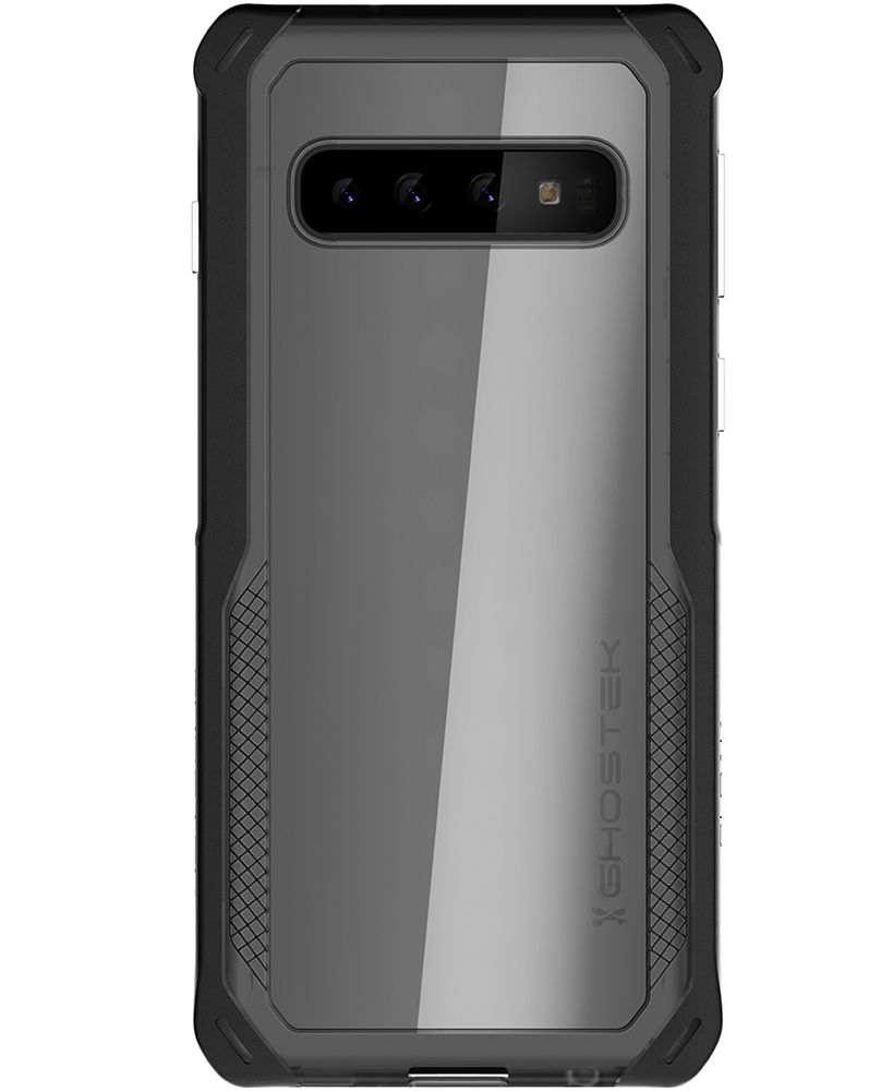 Galaxy S10 Clear Protective Case | Cloak 4 Series [Black]