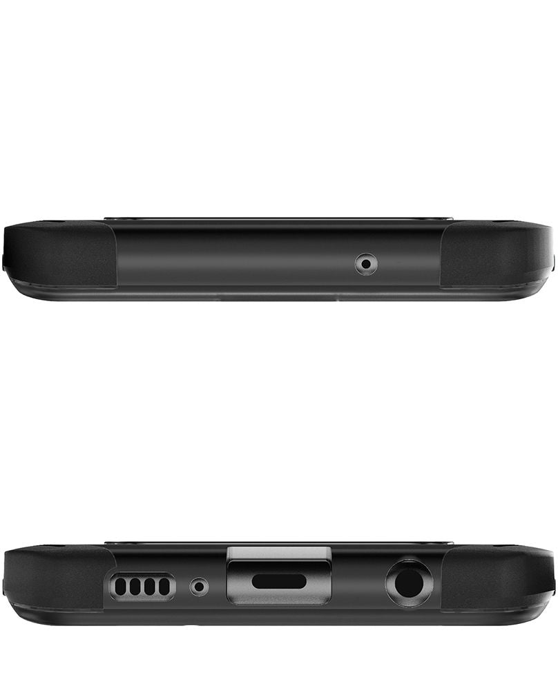 Galaxy S10 Clear Protective Case | Cloak 4 Series [Black]