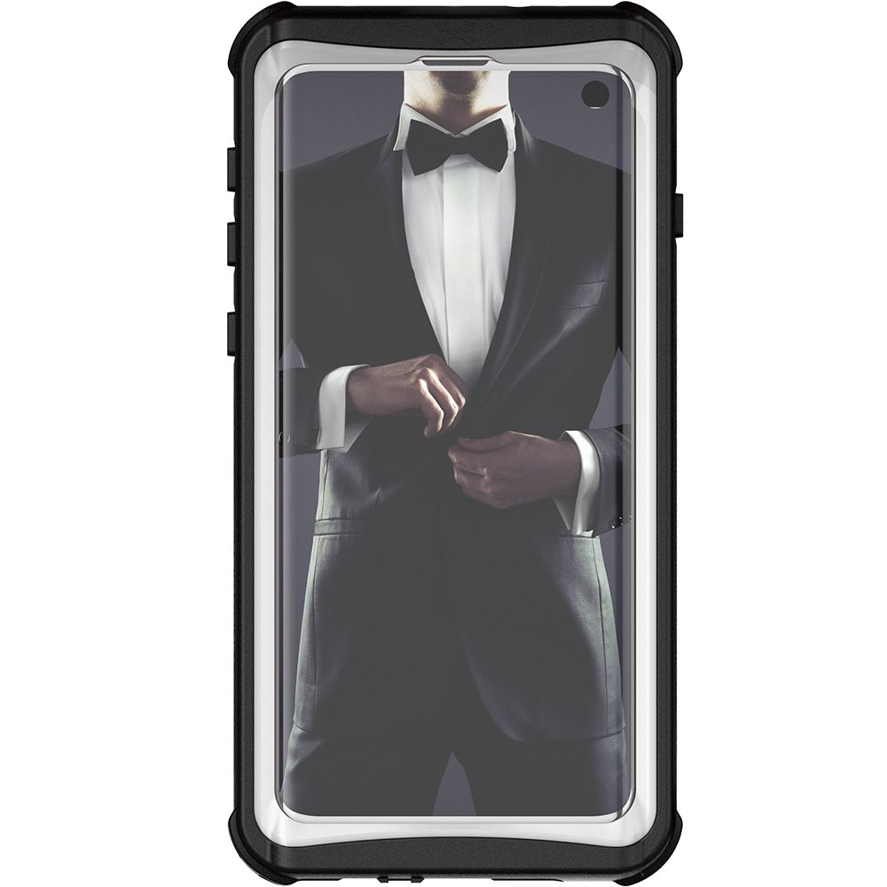 Galaxy S10 Rugged Waterproof Case | Nautical 2 Series [White]