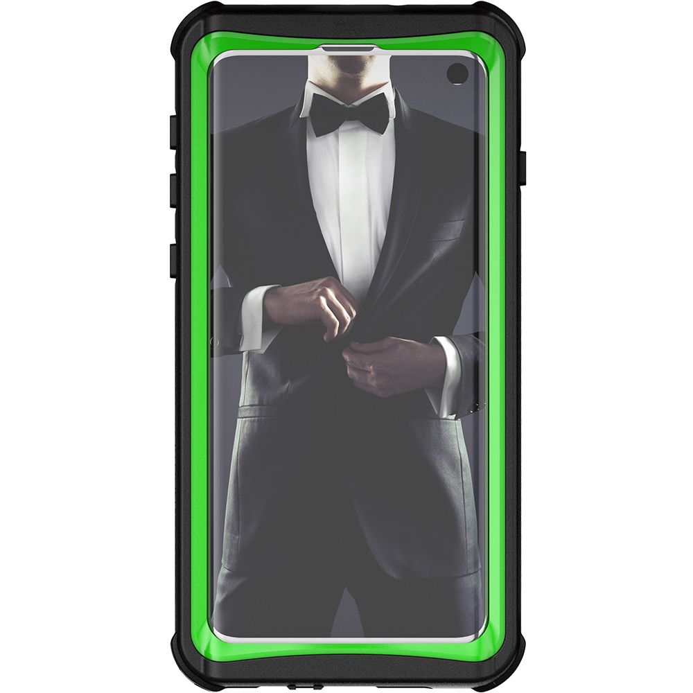 Galaxy S10 Rugged Waterproof Case | Nautical 2 Series [Green]